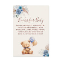 Niedliche Teddy Bear Balloons Boho Blue Books for