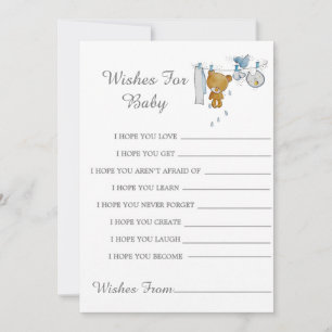 Niedliche Teddy Bear Bear Kleidung Line wünscht Ba