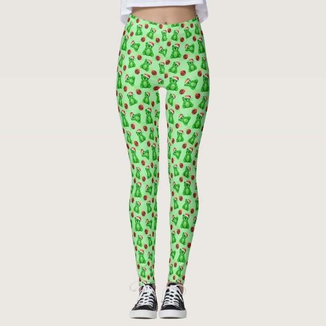 Niedliche Teddy Bears Leggings (Vorderseite)