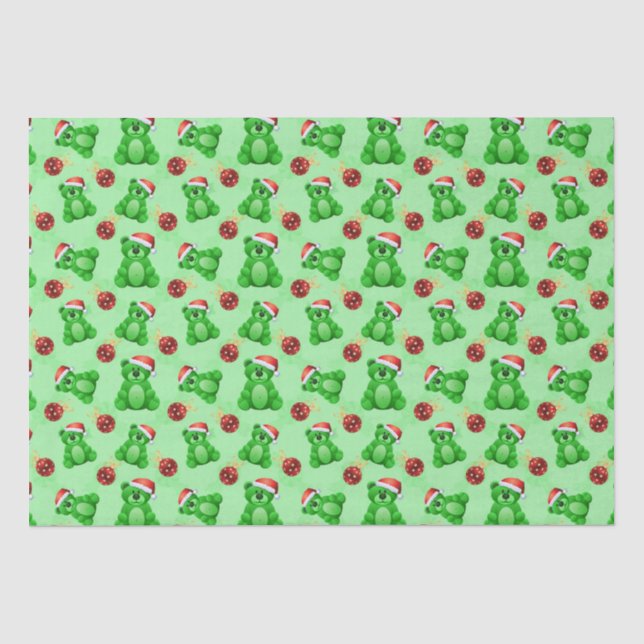 Niedliche Teddy Bears Seidenpapier (Vorderseite)