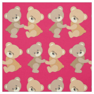 Niedliche Teddy Bears Stoff