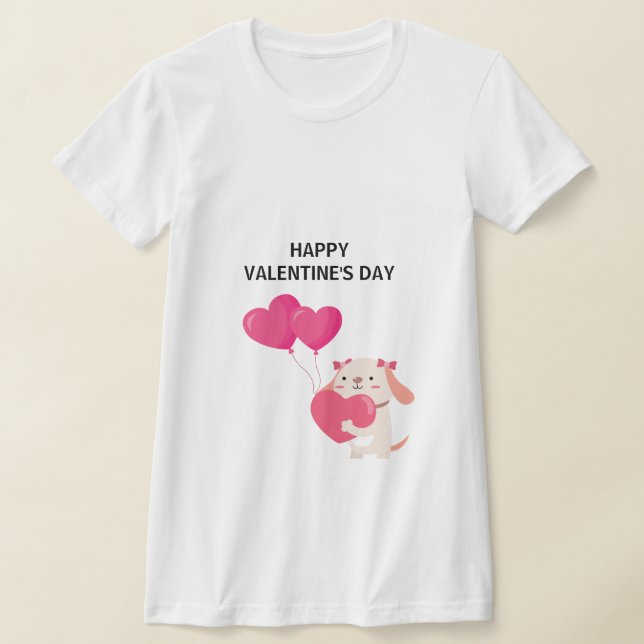 Niedliche Teddy Valentine's Day T - Shirt (Ablage )