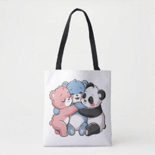 Niedliche Teddybären mit Panda