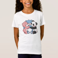 Niedliche Teddybären mit Panda