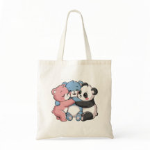 Niedliche Teddybären mit Panda