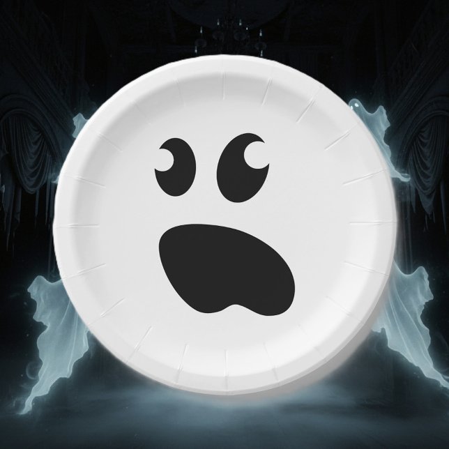 Niedliche Teller aus Ghost-Halloween-Party (Von Creator hochgeladen)