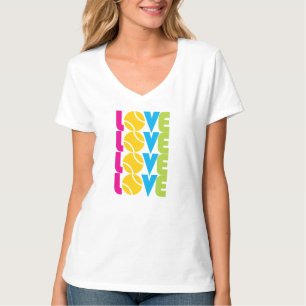 Niedliche Tennis-LIEBE - T-Shirt