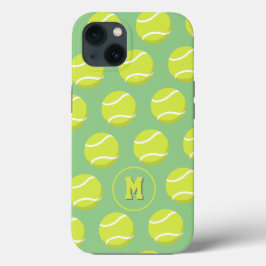 niedliche Tennisbälle mit Monogramm Case-Mate iPhone Hülle