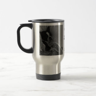 Niedliche Terrier-Tasse Schlafensboston Reisebecher