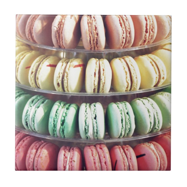 Niedliche Tessiner Macaron Fliese (Vorderseite)