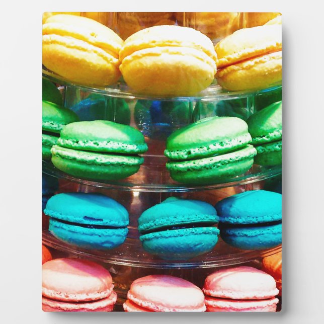 Niedliche Tessiner Macaron Fotoplatte (Vorderseite)
