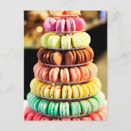 Niedliche Tessiner Macaron Postkarte