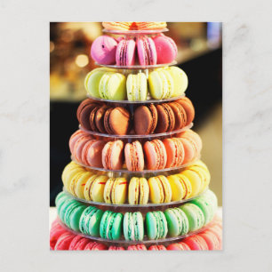 Niedliche Tessiner Macaron Postkarte