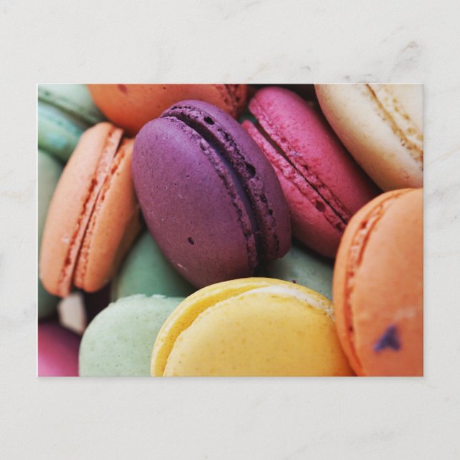 Niedliche Tessiner Macaron Postkarte (Vorderseite)