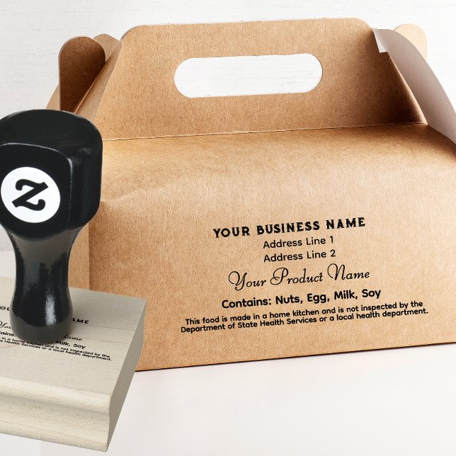 Niedliche Texas Hütte Lebensmittelrecht kennzeichn Gummistempel (Von Creator hochgeladen)