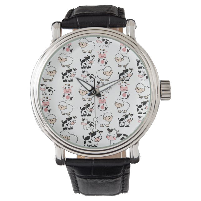 niedliche Tiere Armbanduhr (Vorderseite)