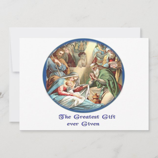 Niedliche Tiere Christimas Feiertagskarte (Vorderseite)