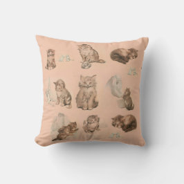 NIEDLICHE TIERE FUNNIEREN CAT- UND MAUSGESCHÄFTE P KISSEN