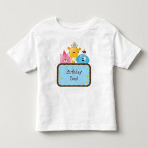 Niedliche Tiere Geburtstagskinder individuell anpa Kleinkind T-shirt