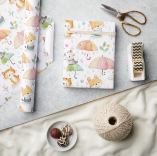 Niedliche Tiere Geschenkpapier