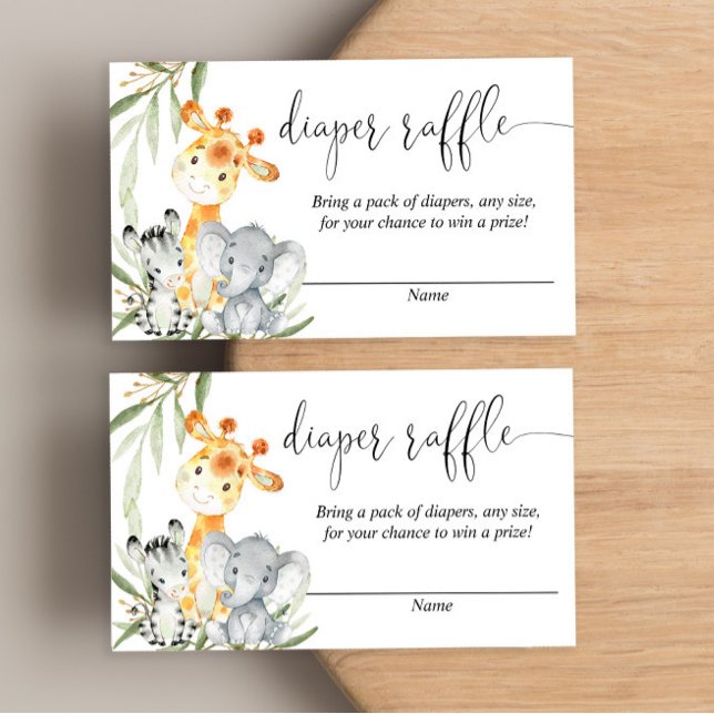 Niedliche Tiere geschlechtsneutrale Gewinnerkarten Begleitkarte (Von Creator hochgeladen)