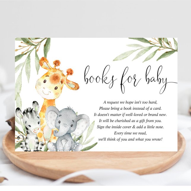 Niedliche Tiere geschlechtsneutrales Buch anstelle Begleitkarte (Von Creator hochgeladen)