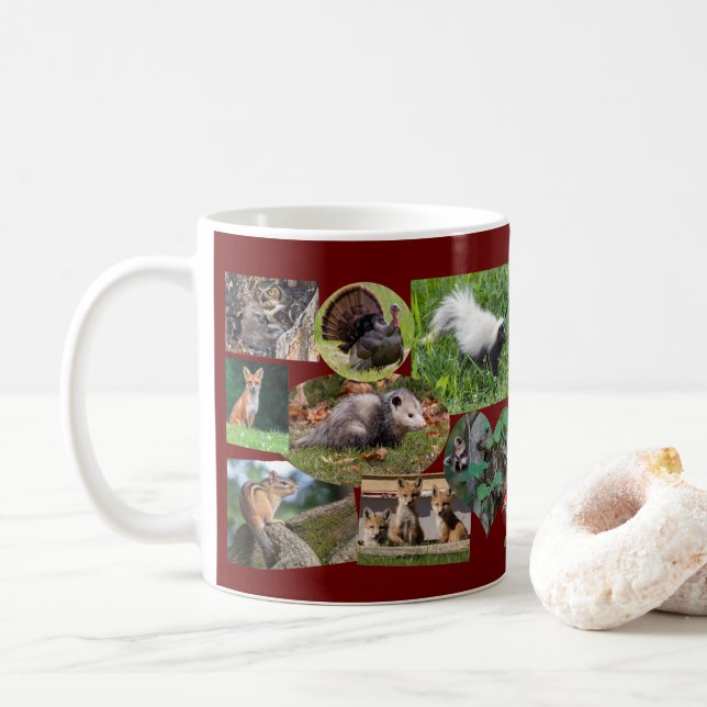 Niedliche Tiere Kaffeetasse (Mit Donut)