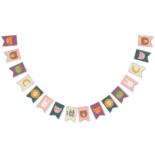 Niedliche Tiere Kinderzimmer Kinderzimmer Wimpelkette