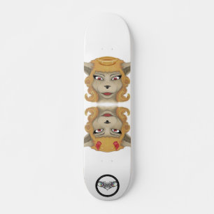 niedliche Tiere Kitevil Engel Skateboard