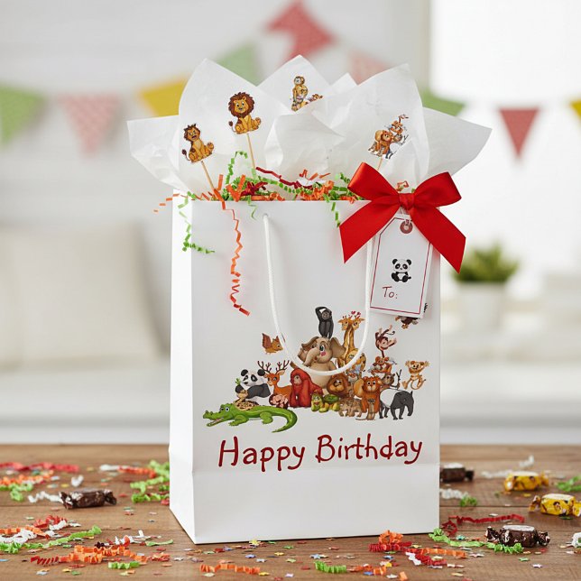 Niedliche Tiere Mittlere Geschenktüte (Von Creator hochgeladen)