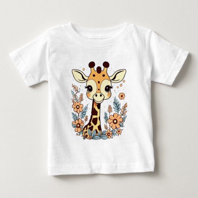 Niedliche Tiere spielen Musik Baby T-shirt (Vorderseite)