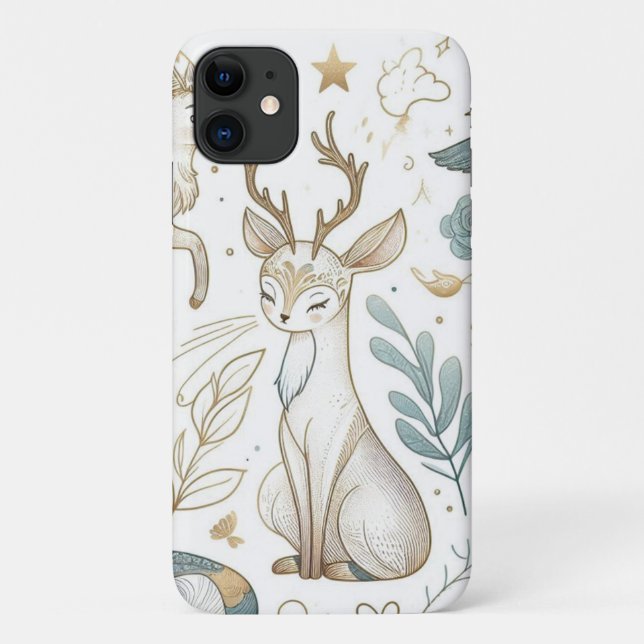 niedliche Tiere Telefonzelle Case-Mate iPhone Hülle (Rückseite)