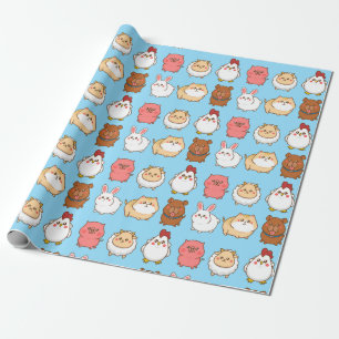 Niedliche Tiere Wrapping Paper Geschenkpapier