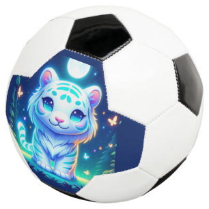Niedliche Tiger-Holografie   Fußball