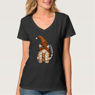 Niedliche Tiger-Mama in Tigerkostüm F T-Shirt