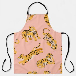 Niedliche Tigermuster Schürze