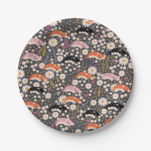 Niedliche Tigerpapier-Teller Pappteller