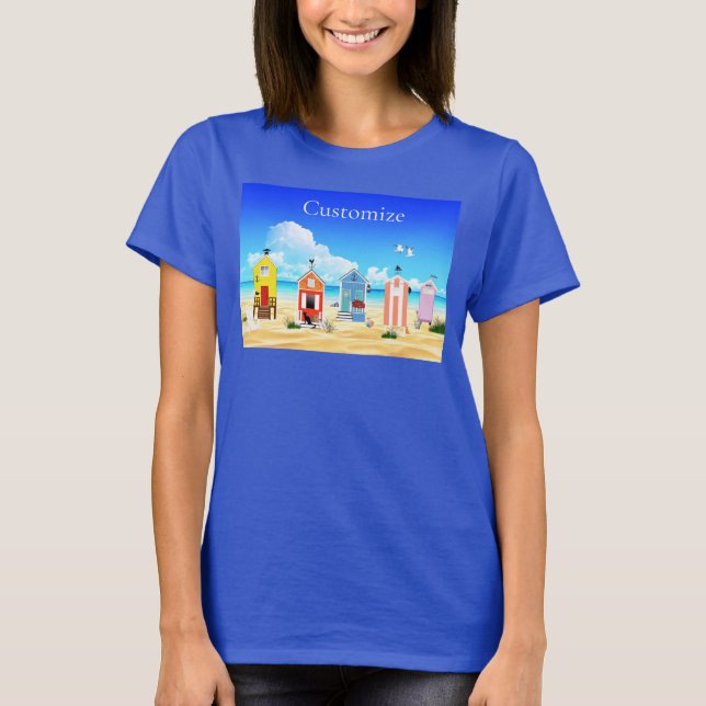 Niedliche Tiny Beach Shacks Thunder_Cove T-Shirt (Vorderseite)