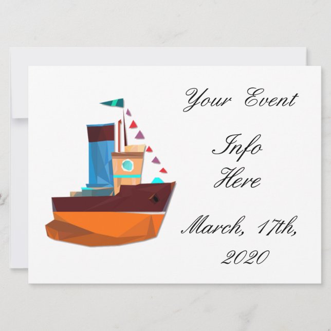 Niedliche Tiny Tugboat Thunder Cove (Vorderseite)