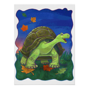 Niedliche Tortoise Art Poster