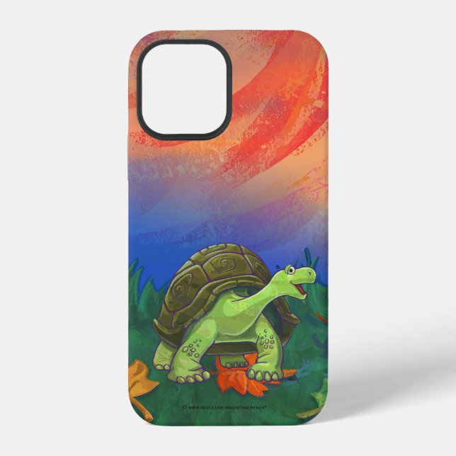 Niedliche Tortoise Electronics iPhone Hülle (Rückseite)