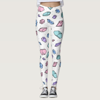 Niedliche, trendige Edelsteine Gemstones krystales Leggings