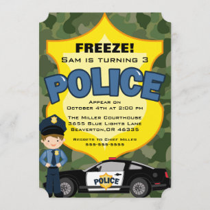 Niedliche Trendy Einladung