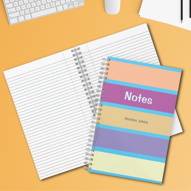 Niedliche trendy Mit Monogramm Namensnotizen Notizbuch (Von Creator hochgeladen)