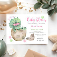 Niedliche Triceratops Dinosaurier Tracks Girl Baby