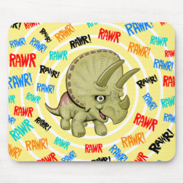 Niedliche Triceratops Mouse Pad Mousepad