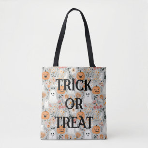 Niedliche Trick- oder TreatHalloween-Totentasche