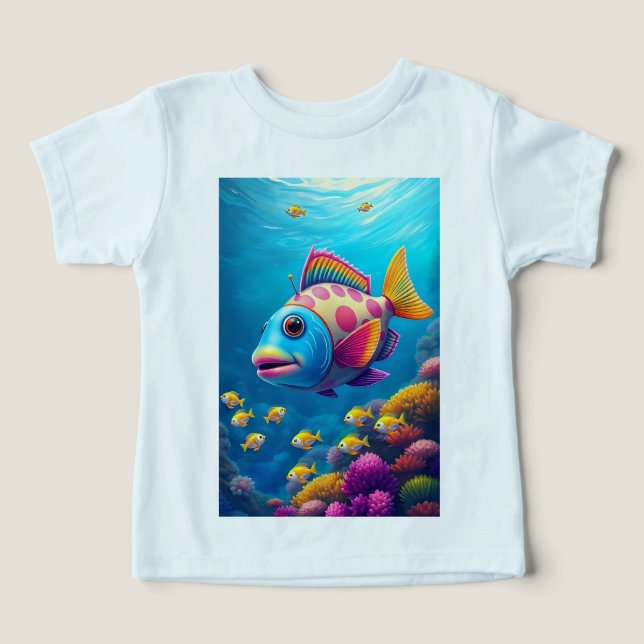 Niedliche tropische Fische (Design Vorderseite)