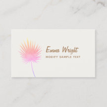 Niedliche tropische Rosa Wasserfarbenpalme