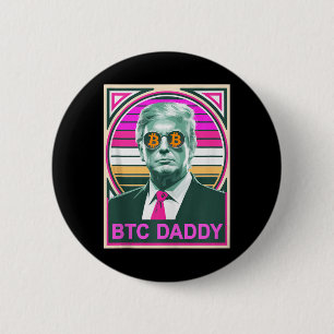 Niedliche Trump Bitcoin Btc Daddy Finance Audit fü Button